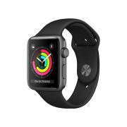 Watch Series 3 Aluminum (38mm), Space Gray, Black Sport Band Watch Series 3 Aluminum (38mm), Space Gray, Black Sport Band