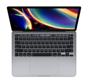MacBook Pro 13" 2TBT Mid 2020 (Intel Quad-Core i7 1.7 GHz 16 GB RAM 256 GB SSD), Space Gray, Intel Quad-Core i7 1.7 GHz, 16 GB RAM, 256 GB SSD