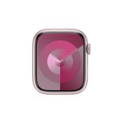 Watch Series 9 Aluminum Cellular (45mm), Pink, Black Sport Band