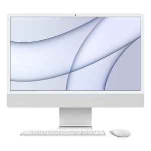 iMac 24" M1 2021 (Apple M1 8-Core 8 GB RAM 256 GB SSD 8-Core), Silver, Apple M1 8-Core, 8 GB RAM, 256 GB SSD, 8-Core