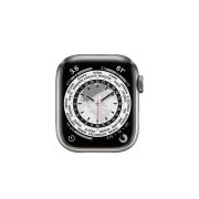 Watch Series 7 Titanium Cellular (45mm), Titanium, Black Sport Band
