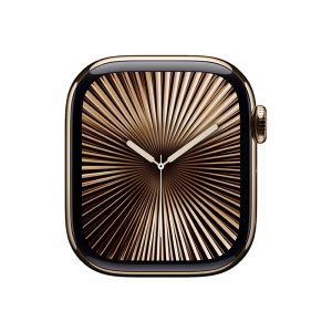 Watch Series 10 Titanium Cellular (42mm), Gold, Black Sport Band Watch Series 10 Titanium Cellular (42mm), Gold, Black Sport Band