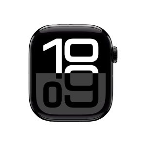 Watch Series 10 Aluminum Cellular (42mm), Jet Black, Black Sport Band